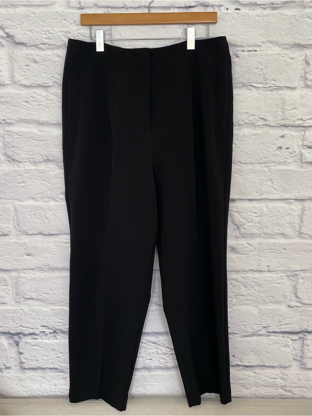 Worthington Black Slim Straight Dress Pants